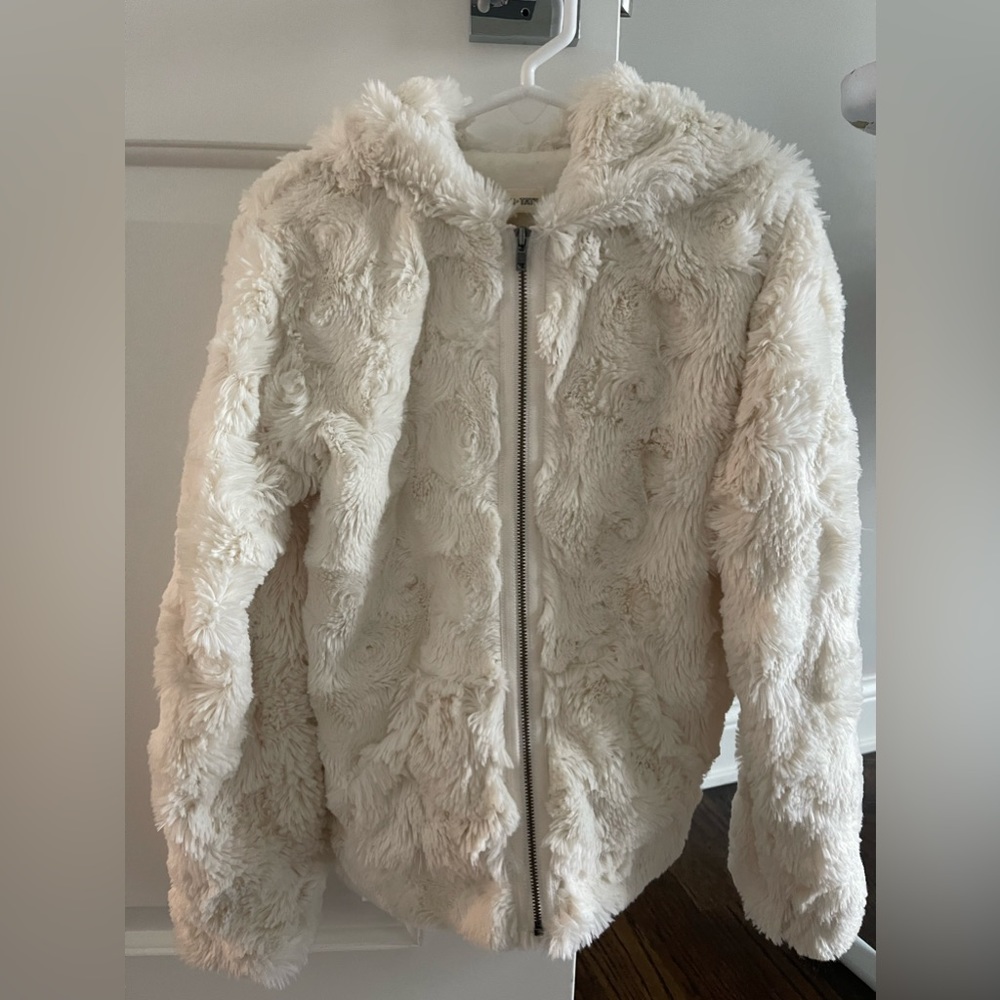 Faux Fur Kids Tucker and Tate Coat size 7
